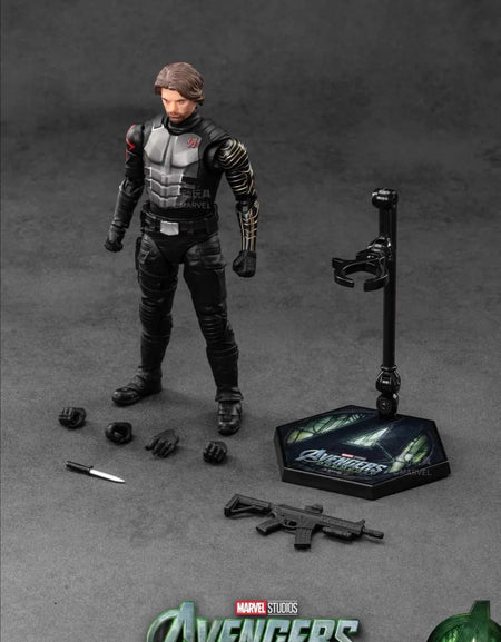 ZD Toys Marvel Avengers Doomsday 1/10 Winter Soldier Action Figure Set