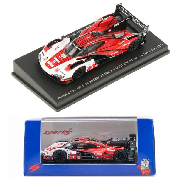 Sparky 1/64 Porsche 963 No.5 PORSCHE PENSKE MOTORSPORT 6th Le Mans 24H 2024 Y404