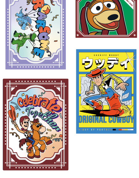 COSMOS Collectible Toy Story Collectible Card Box Set (20 packs - 80 cards SET)