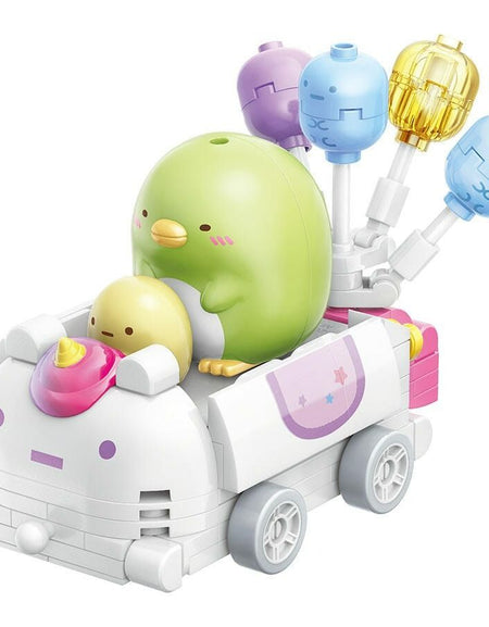 Qman Keeppley Building Blocks #30488 Sumikko Penguin& Tapiocas Balloon Car