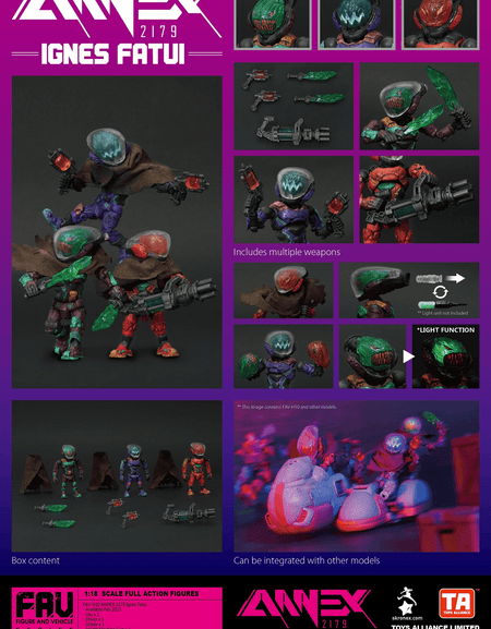 TOYS ALLIANCE x ANNEX 2179 FAV-H10 Ignes Fatui Figures
