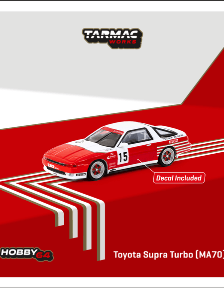 Tarmac Works 1/64 Toyota Supra Turbo (MA70) ETCC 1987 M. Micangeli