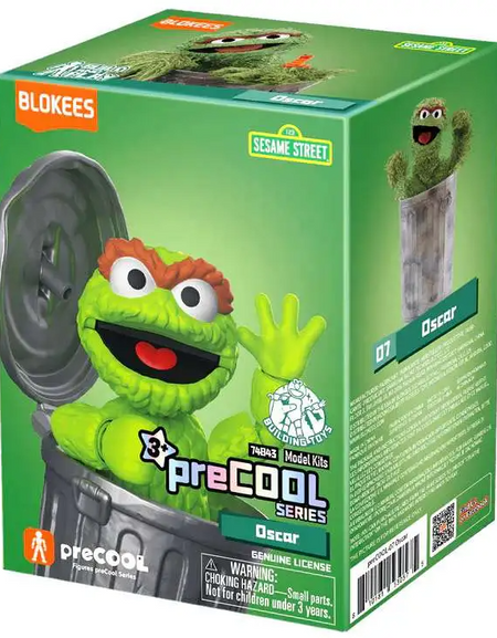 Blokees Sesame Street PreCool Series Model Kit - 07 Oscar
