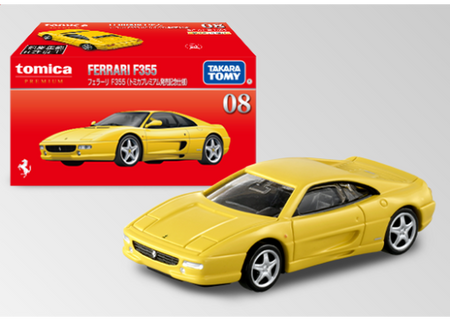 Takara Tomy Tomica 1/62 Premium No.08 Ferrari F355 (1st) Diecast Model Car