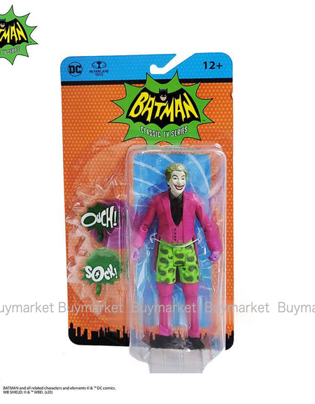 McFarlane Toys DC Retro 6" Batman Classic TV Series Figure:Joker In Swim Shorts