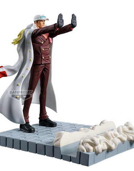 Banpresto FigLife! ONE PIECE Akainu Skazuki 12cm Figure Stand