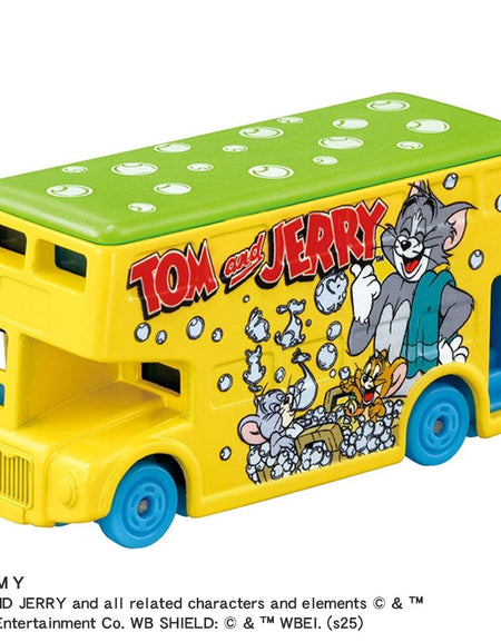 Takara Tomy Dream Tomica Diecast SP Tom and Jerry Jerry Wrapping Bus Yellow