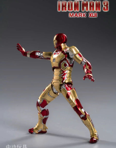 ZD Toys Marvel Avengers 1/10 Iron Man MK42 Action Figure Set