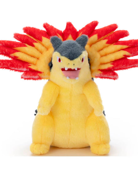 Takara Tomy Pokemon Soft Plush Toy - Basic Typhlosion 22cm