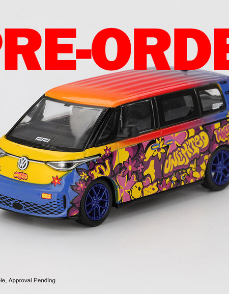 (Pre-order) MINI GT 1/64 #1159 Volkswagen ID.Buzz KW/BBS Diecast Model Car
