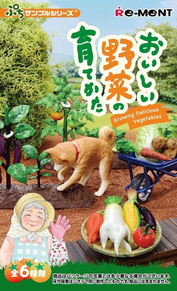 Re-ment Petit Sample Series Vegetable Harvesting 6pcs Complete Box Full Set