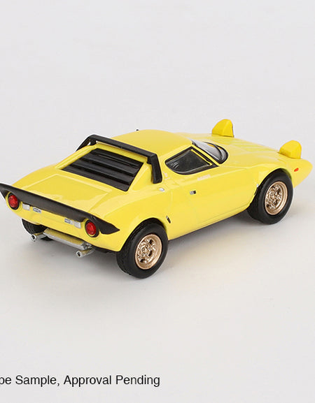 Mini GT #771 1/64 Lancia Stratos HF Stradale Giallo Fly Yellow (LHD)