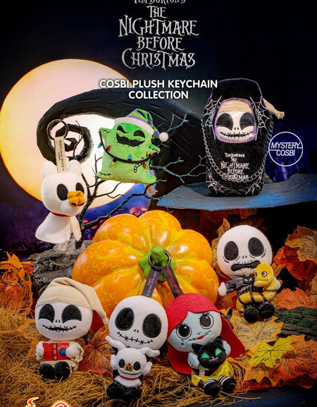 Hot Toys The Nightmare Before Christmas Cosbi Plush Keychain Collection Full set