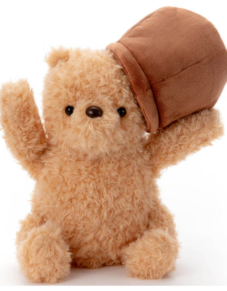 Takara Tomy Disney Soft Plush Toy - Classic Honey Pot Winnie The Pooh (S Size)