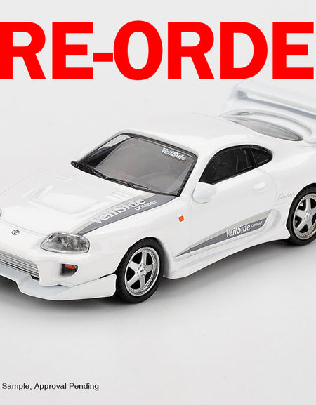 (Pre-order) MINI GT #1104 Toyota Supra VeilSide Combat V-I White LHD Model Car