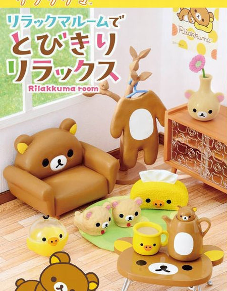 Re-ment Rilakkuma Room Original Box Complete Set of 8 (Full set of 8)