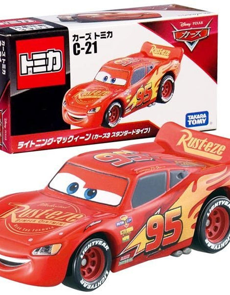 Takara Tomy Disney Tomica Diecast Car PIXAR CARS C-21 Lightning Mc Queen Cars
