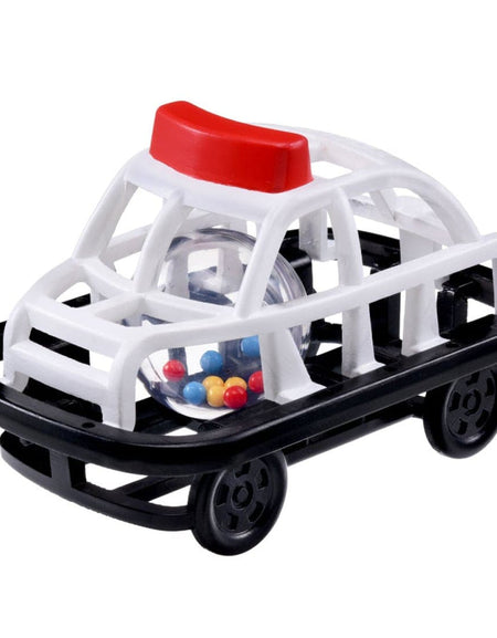 Takara Tomy Car rattle toy with ball inside Tomica patrol car Baby Toy
