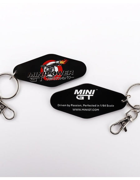 MINI GT Official Key Chain - MINI GT Turbo Power #MGTOM035