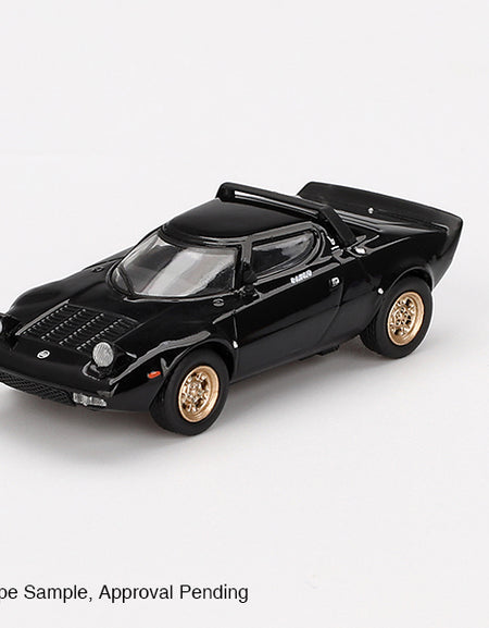 Mini GT #846 1/64 Lancia Stratos HF Stradale Nero Diecast Model Car