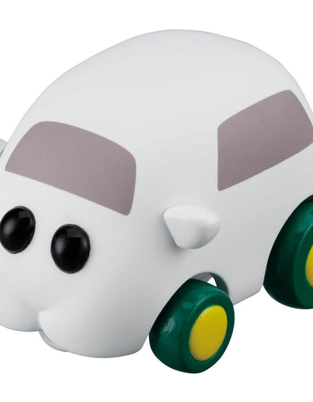Takara Tomy Tomica ChoroQ Pull Back Diecast Model Car - Pui Pui Molcar Shiromo