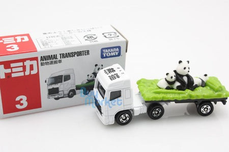 Takara Tomica Tomy #3 ANIMAL PANDA TRANSPORTER Diecast Toy Car Japan