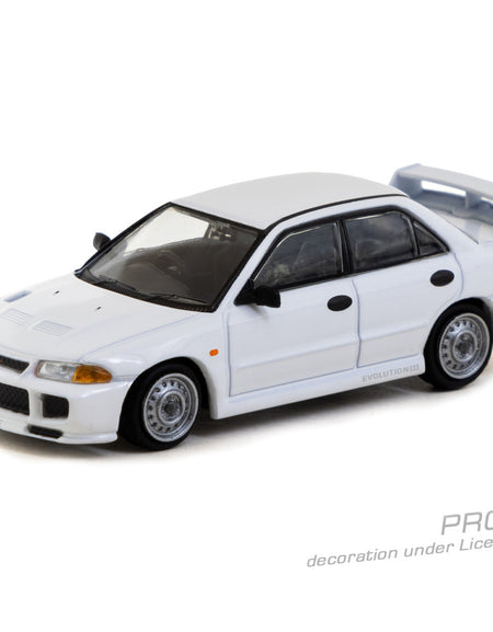 Tarmac Works 1/64 Mitsubishi Lancer RS Evolution III White Lamley Ed
