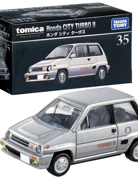 Takara Tomy Tomica Premium Diecast Car - No.35 Honda City Turbo 2