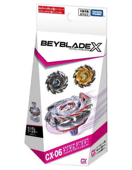 Takara Tomy Beyblade X CX-06 Random Booster FoxBrush Select (RANDOM)