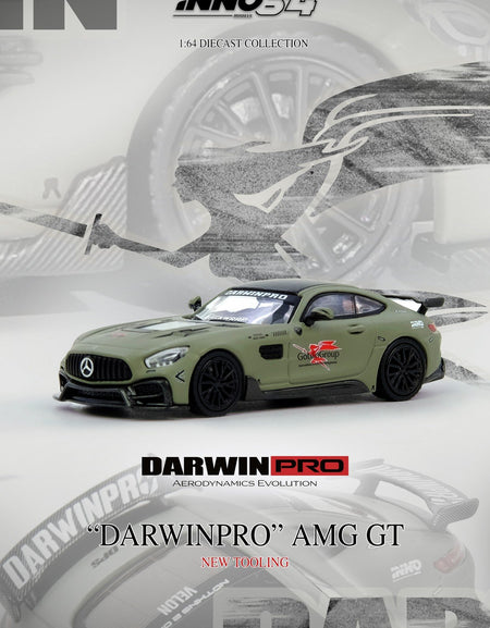 INNO64 1/64 DARWIN PRO AMG GT Diecast Model Car