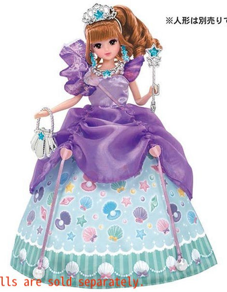 Takara Tomy Licca Chan Doll Dress -Dream Fantasy Magical Ribbon Mermaid Dress