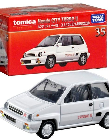 Takara Tomy Tomica Premium Diecast Car - No.35 Honda City Turbo 2 (1st)