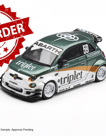 (Pre-order) MINI GT #1216 Abarth 595 LB-WORKS TY Edition Diecast Model Car