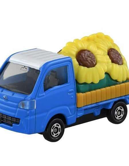 Takara Tomy Tomica Die-cast Car - 1/55 No.107 Subaru Sambar Sunflower