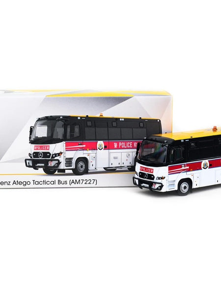 Tiny City HKP05 MERCEDES-BENZ Atego Police APT Tactical Bus (AM7227)