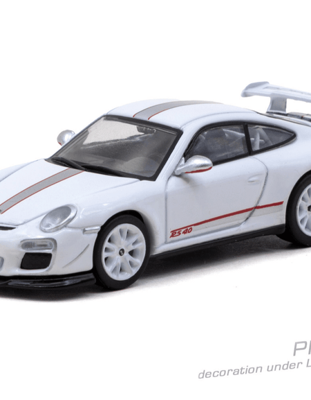 (Pre-order) Tarmac Works 1/64 Porsche 911 GT3 RS 4.0 (997.2) White