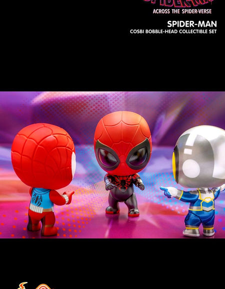 Hot Toys Marvel SPIDER-MAN: ACROSS THE SPIDER-VERSE COSBI BOBBLE-HEAD SET 2