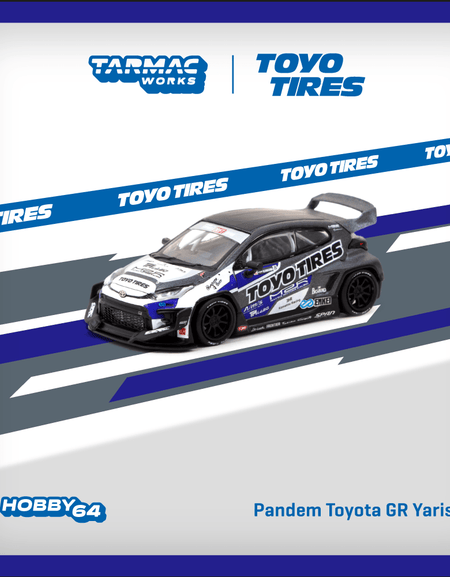 Tarmac Works 1/64 Pandem Toyota GR Yaris TOYO TIRES Diecast Model