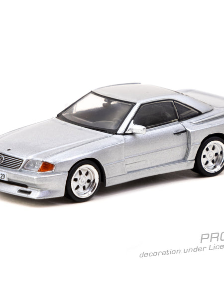 Tarmac Works 1/64 Mercedes-Benz SL 500 Koenig Specials Silver Model
