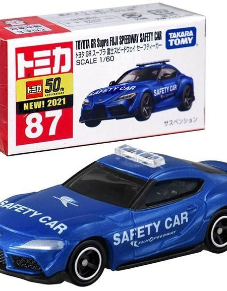Takara Tomy Tomica Diecast Model Car No.087 - GR Supra Safety Car