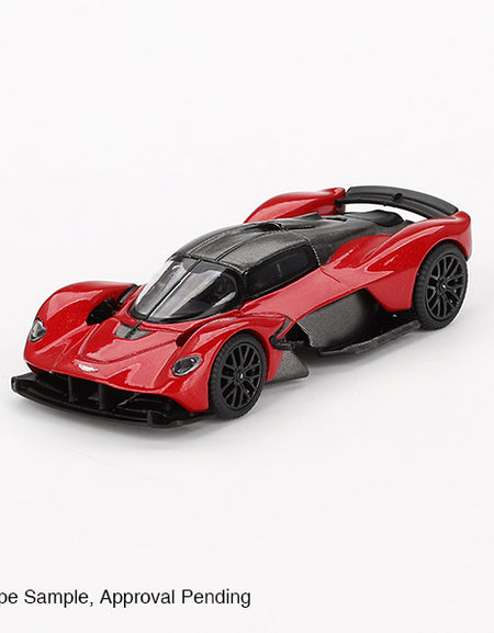 Mini GT #766 1/64 Aston Martin Valkyrie Hyper Red Diecast Car LHD