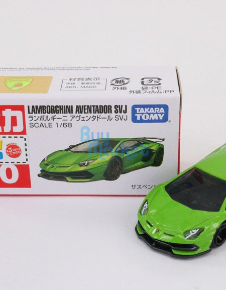 Takara Tomy Tomica #70 Lamborghini Aventador SVJ 1/68 Mini diecast toy car