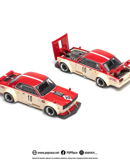 POPRACE 1/64 NISSAN SKYLINE GT-R V8 DRIFT (HAKOSUKA) - WATANABE Model