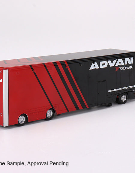 Mini GT #741 Mercedes-Benz Actros w/ Racing Transporter "ADVAN" RHD