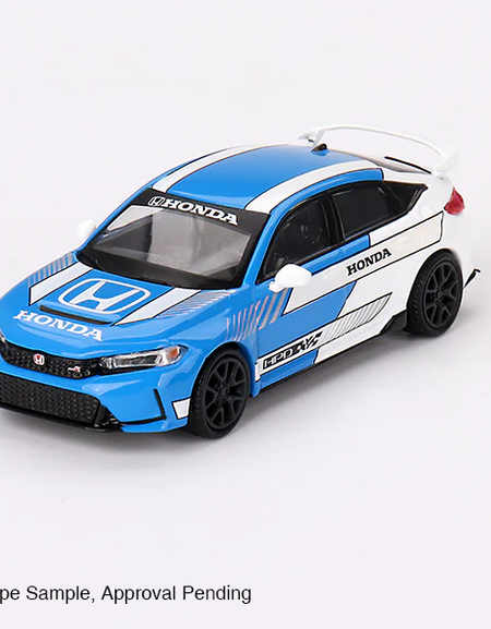 Mini GT #753 1/64 Honda Civic Type R #3 2023 Pace Car Blue Model Car