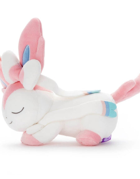 Takara Tomy Arts Pokemon Suya Suya Sleeping Friend S size Sylveon Soft Plush