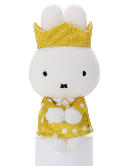 Takara Tomy A.R.T.S Plush - Bruna Miffy 70th Gold & Black Chokkori-san Crown Dot