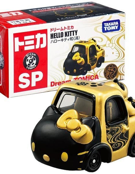 Takara Tomy Dream Tomica Die-cast car Sanrio SP Hello Kitty Apple Carry Gold