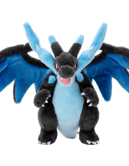 Takara Tomy Pokemon Soft Plush Toy - Basic Mega Charizard X