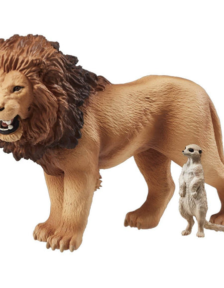 Takara Tomy ANIA AS-01 Lion (with Suricata) animal Action Figure